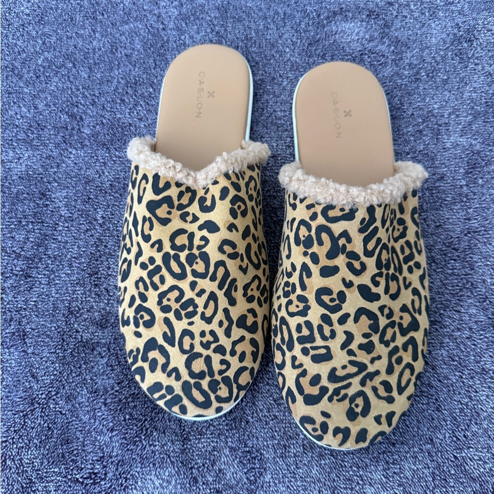 Leopard Print Women's Mules